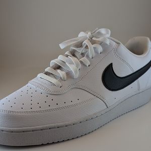 Nike Court Vision Low Next Nature Men's Sneaker Size 13 White/Black